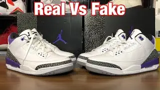 Air Jordan 3 Dark Iris Real Vs Fake Review