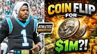 CAM NEWTON Gambled His $1,000,000 Check With a ROOKIE?! 