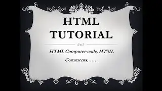 HTML Tutorial Part-5