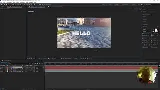 After Effects - 3D Camera Track - Text