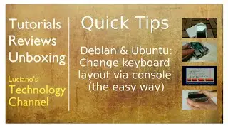 Quick Tips - Linux - Configure keyboard layout via console
