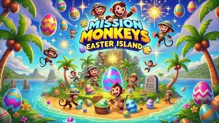 Mission Monkeys: Easter Island 🐵🥚🌴| Animated Read Aloud Book for Kids in English