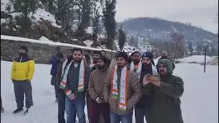 77th Republic day celebrated at SWR Varinder Kumar Govt.  Higher secondary school Binoon Bunjwah