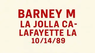 Barney M, La Jolla CA - Lafayette LA, 10/14/89