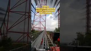 FASTEST rollercoaster ACCELERSTIONS in Europe!