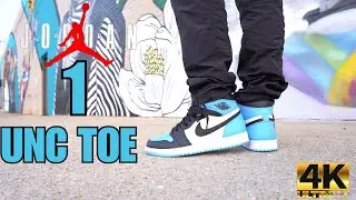 HOW GOOD ARE THE JORDAN 1 &ldquo;UNC TOE&rdquo; REALLY? DETAILED REVIEW AND ON FEET!