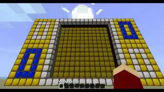 [Minecraft] 12x12 Piston Art