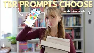 TBR prompt wheel chooses my September reads!