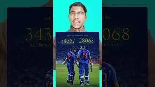 virat kohli no 2 mein aagaye international cricket mein run banaane me #cricket