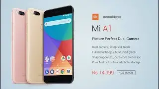 Xioami Mi A1 Overview, Specifications, Future, Android One | New Best mobile in September, 2017