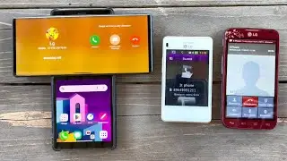 LG Optimus L7 vs LG T-370 vs LG incoming Call Wing series calls