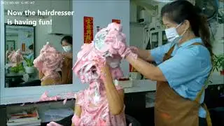 Chinese Woman Requests a Total Head Creaming in Singapore Salon