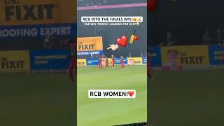 SM&rsquo;s RCB ENTERS in WPL 2026 FINAL! ❤️🏏 #smritimandhana #rcbwomen #rcb #wpl2026