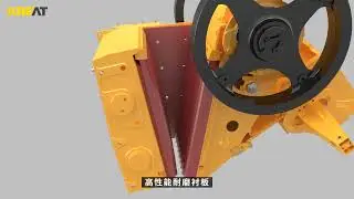 【KJ-3045E】KREAT  mobile Jaw crusher Working principle of the host