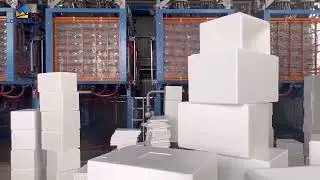 EPS box production line working in Vietnamese client&rsquo;s factory