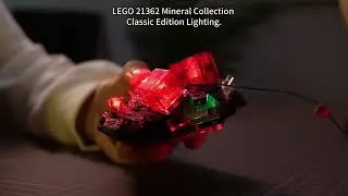 Light up your LEGO 21362 Mineral Collection. #lego #legoset #legomineralcollection #fyp #brickbling 