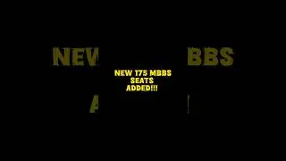 Big Update: 175 New MBBS Seats Approved in Medical Colleges of Assam 2025 #shorts #ytshorts
