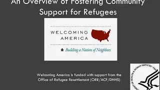 An Overview of Fostering Community Support for Refugees