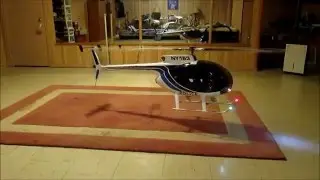 MAN CAVE HOVER, Hughes MD500... 800 size model helicopter.