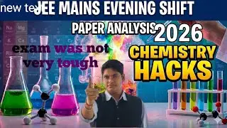 Jee mains 21 january 2026 evening shift paper analysis by prajapati sir