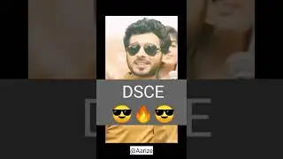 Dayananda Sagar College Of Engineering Student Status 😎🔥😎🔥 #shorts