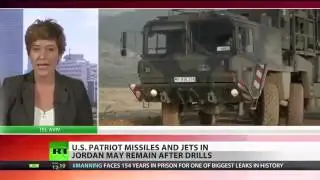 U.S. Patriot MISSILES and F-16 FIGHTER JETS in JORDAN may remain after MILITARY exercises