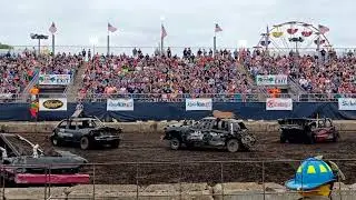 Brown County fair New Ulm Mn Demolition derby  80's and newer 08/13/22