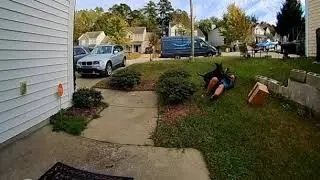 Delivery Driver gets attacked by a dog.