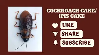 How I made my cockroach cake / ipis cake