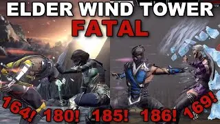 Mortal Kombat Mobile | Fatal Elder Wind Tower Battles 164 169 180 185 186