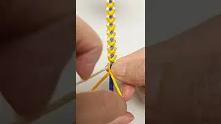 How to Tie Four Strand Over Under Braid 2602009 Quick Macrame Tutorial #shortstutorial #knot #diy