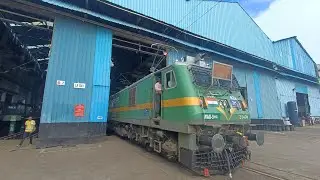Electric Loco trial at Diesel Loco shed Hubli || 1st Electric Loco to enter DLS