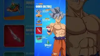 Fortnite Sweaty Goku Skin Combos | Dilly App 📱 #fortnite #fortnitecombos #dragonballz
