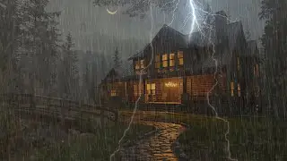 🌧️ Heavy Rain with Deepened Sound for Sleeping – Strong Rain to Sleep FASTER | ASMR