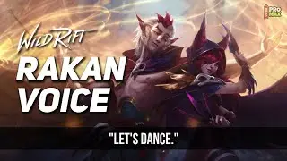 Rakan Voice Quotes/Audio In Wild Rift | Rakan All Voice Lines [English] League Of Legends Wild Rift