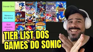MONTANDO MINHA TIERLIST DOS JOGADOS 2D E 3D DO SONIC AO VIVO