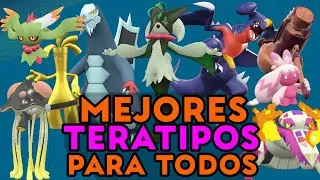 😎 TODOS Los mejores TERATIPOS para TODOS Los Pokémon 📚 GUÍA DEFINITIVA 🏍️Pokémon Escarlata y Púrpura