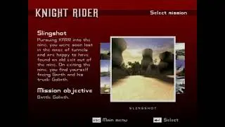 KNIGHT RIDER THE GAME EP5 SLINGSHOT, CHOPPER CHASE PART I AND PART II MISSIONS