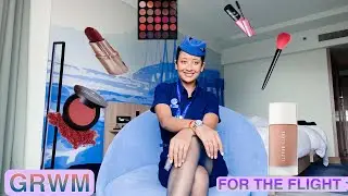 GRWM For the flight ✈️ || cabin crew daily makeup 💄 || flying girl Jyoti