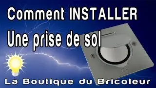 de A a Z : comment installer une prise de sol inox bross&eacute; avec boite beton reglable
