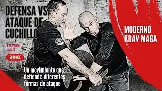 🟥DEFENSA VS ATAQUE DE CUCHILLO!#modernokravmaga
