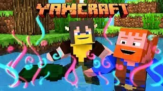 Minecraft - ENCHANTED WATER POOL ★ YAWcraft, Ep.16