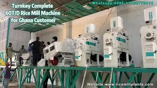 60TPD Rice Mill Machine and Grain Silo, Paddy Dryer for Our Ghana Customer - Co-Grain Rice Mill
