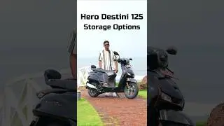 New Hero Destini 125 Storage Options #herodestini125 #herodestini #youtubeshorts #shorts