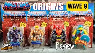 Masters of the Universe Origins Wave 9 Figures Review!!