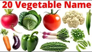 20 सब्जियों के नाम | Vegetable Name In Hindi And English | Vegetable Name With Pictures