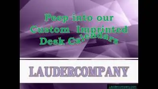 Peep into our Custom  Imprinted Desk Calendars