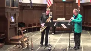 Canon J.S. Bach BWV 1080.14 Eagle Recorder & Baritone Sax