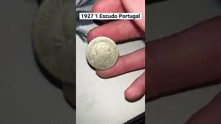 1927 1 Escudo Portugal #coins #coincollecting #coincollection #oldcoins