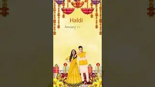 Jain Wedding Video Invitation | Free Jain Wedding Invitation Video Template | Invito AI-1220
